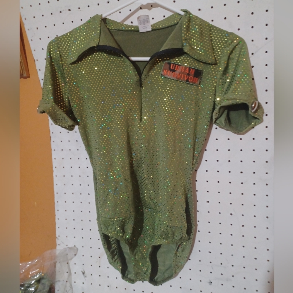 Army Style Dance Costume Leotard